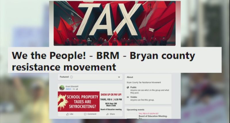 Bryan Co. residents spars with school board over tax exemption