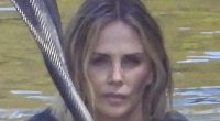 Charlize Theron paddles a kayak on set of new Netflix thriller