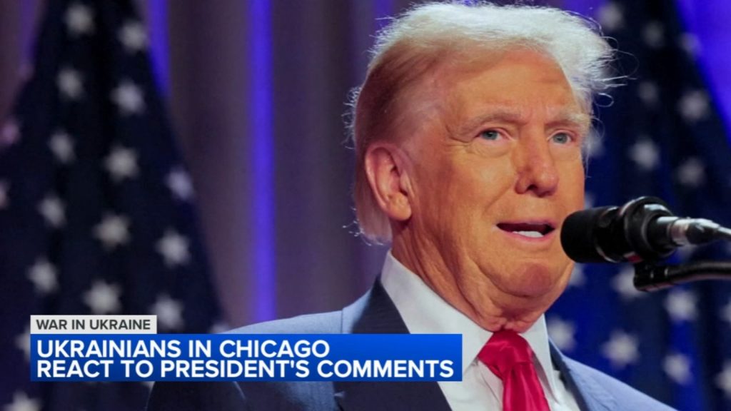 Chicago Ukrainians 'feel betrayed' by President Donald Trump's alleged efforts to end Ukraine war with Russia