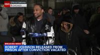 Chicago man Robert Johnson has conviction in 1996 murder of Eddie Binion vacated, released from prison after nearly 30 years