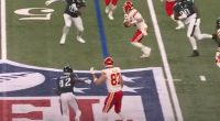 Chiefs fans turn on Travis Kelce over 'inexcusable' act towards Patrick Mahomes in Super Bowl defeat