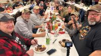 Crow is not the only thing they eat at a wild game dinner in rural Pennsylvania