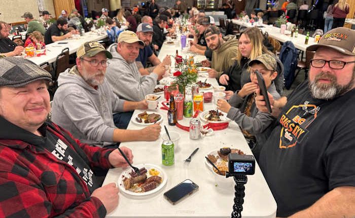 Crow is not the only thing they eat at a wild game dinner in rural Pennsylvania