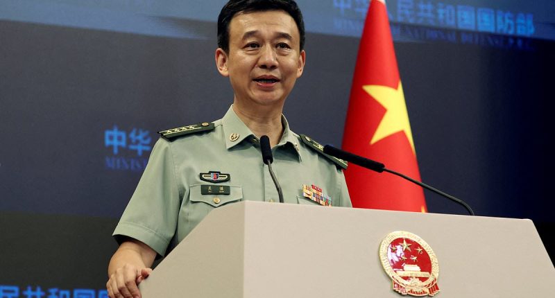 Diplomatic war of words as China accuses Australia of 'deliberately hyping up' live fire incident off the coast of Sydney