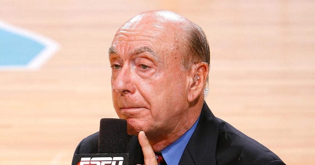 ESPN's Dick Vitale Makes Emotional Return After Announcing He's Cancer-Free
