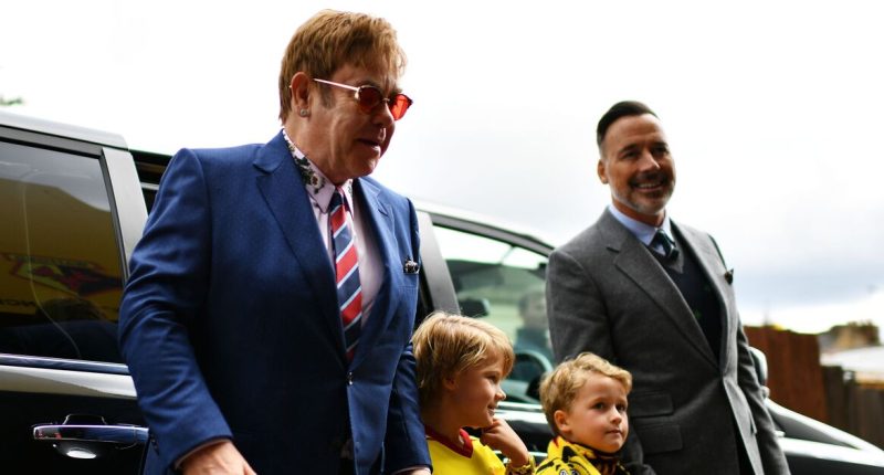 Elton John missing from David Furnish sweet family update after tragic admission
