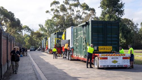 Five-day operation to rehome herd of elephants at Victorian zoo