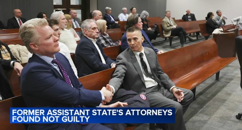 Former Cook County Assistant State's Attorneys, prosecutors Nicolas Trutenko, Andrew Horvat found not guilty of misconduct charges