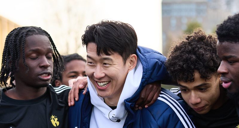 Going into coaching, Son Heung-min? Tottenham captain surprises young footballers at an Adidas event before taking the reins on the sidelines