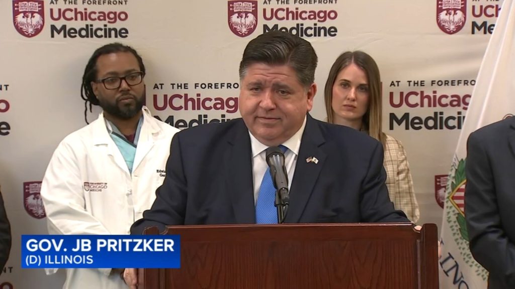 Gov. JB Pritzker, Democratic members of Illinois Congressional Delegation demanding $2B in federal funding halted by Trump admin.