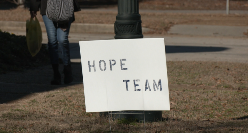 Grand opening for a new outreach and assistance program, HOPE