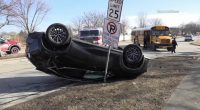 Gurnee, Illinois crash: School bus, SUV involved in rollover crash at Vineyard Drive, Mendocino Drive, police say; no injuries