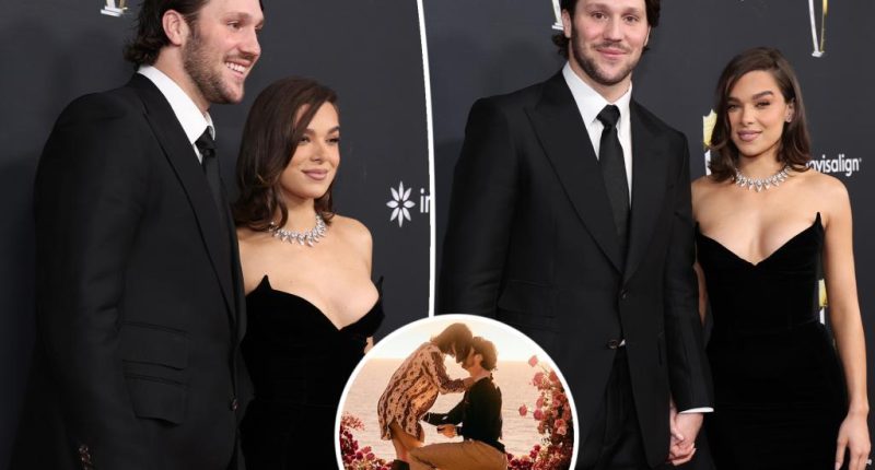 Hailee Steinfeld and Josh Allen make red carpet debut at NFL Honors nearly 3 months after engagement