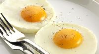 Fried eggs, sunny side up