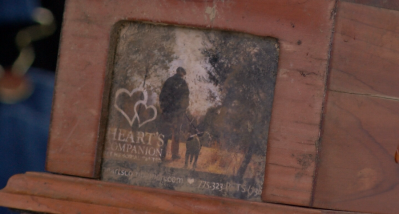 Hurricane Helene victims reunited with dog's ashes