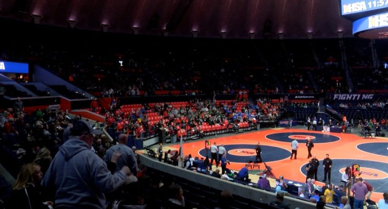 IHSA boys state wrestling tournament begins