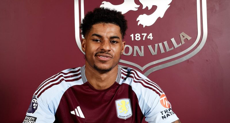 Inside Marcus Rashford's rise and fall ahead of his 'fresh start' at Aston Villa: Child-poverty hero was a free-scoring star - but now fans are concerned after 'rough' unveiling, Man United exile, car crash and failed Love Island 'romance'