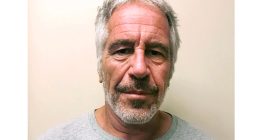 FILE - This photo provided by the New York State Sex Offender Registry shows Jeffrey Epstein, March 28, 2017. On Monday, July 1, 2024, Florida Circuit Judge Luis Delgado released the transcripts of a 2006 grand jury investigation that looked into sex trafficking and rape allegations made against Epstein. (New York State Sex Offender Registry via AP, File)