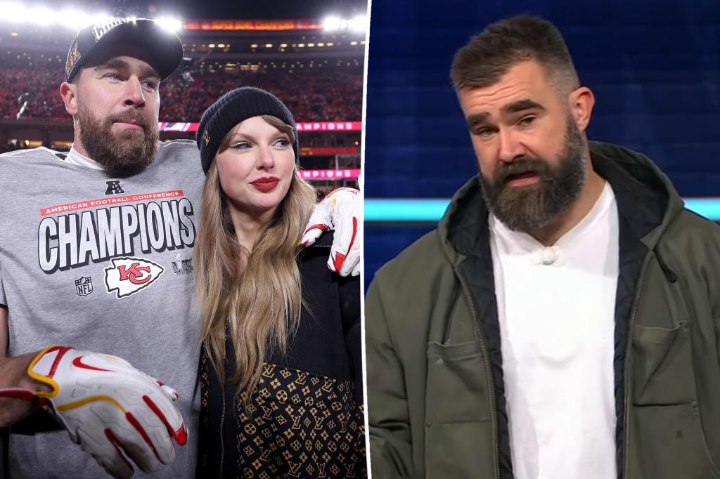 Jason Kelce confirms Taylor Swift will be at Super Bowl supporting Travis: ‘Everybody’s coming’