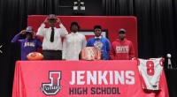 Jenkins touts 5 football players head to the next level