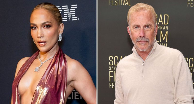Jennifer Jennifer Lopez 'Inspiring' Kevin Costner to 'Hit the Gym