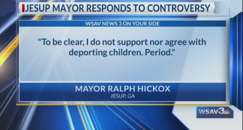 Jesup Mayor sparks controversy online amidst local ICE protests