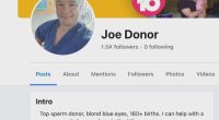 Robert Charles Albon, also known as Joe Donor, describes himself online as a "top sperm donor" who can help with a baby "anywhere in the United Kingdom".