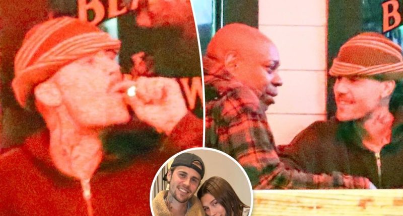 Justin Bieber has guys’ night out with Dave Chappelle amid marriage woe rumors with wife Hailey