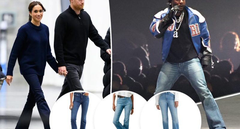 Kendrick Lamar and Meghan Markle agree: Flared jeans are back