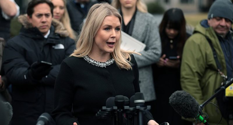 Leavitt backs Trump's Dept. of Ed plans with staggering statistic