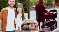 Lily Collins shares first photo with her baby daughter Tove: ‘Utter bliss’
