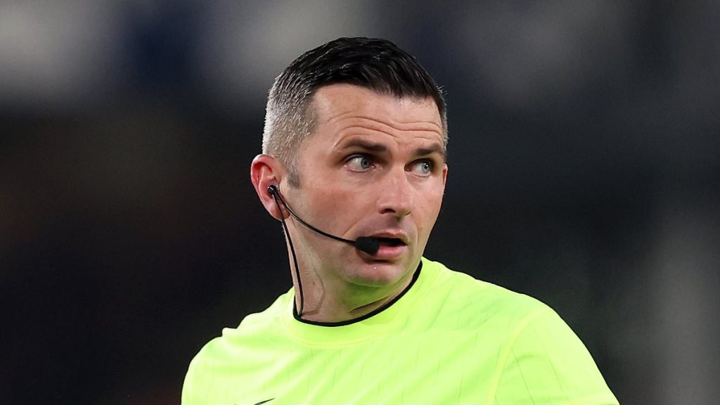 Liverpool star admits he would 'get in trouble' if he speaks on Michael Oliver's controversial decision in final Merseyside derby at Goodison Park