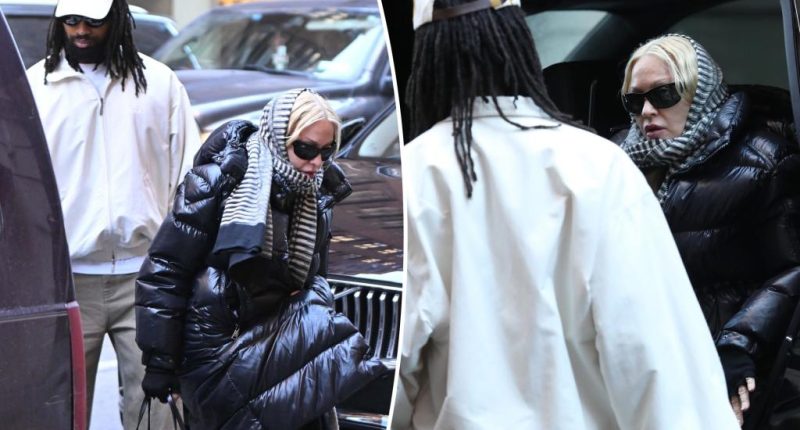Madonna, 66, bundles up with boyfriend Akeem Morris, 28, in NYC