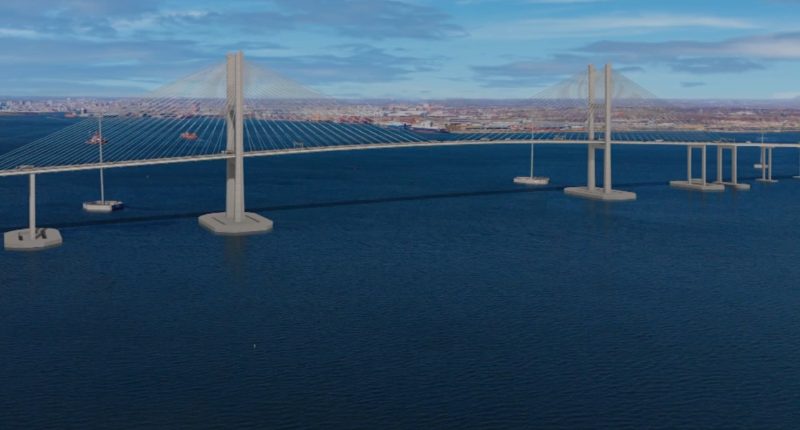 Maryland Governor Wes Moore unveils replacement design for new Francis Scott Key Bridge, 10 months after tragic collapse