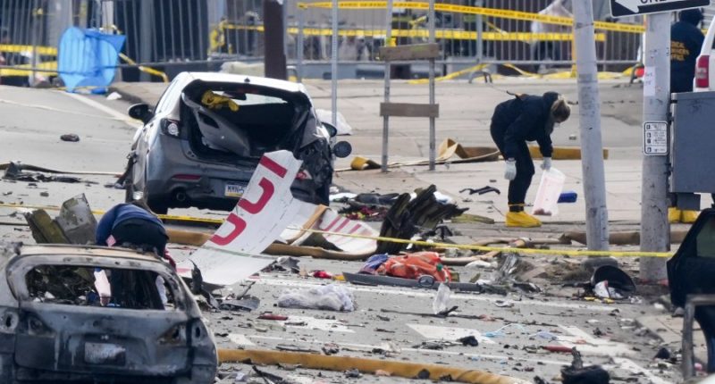 Mayor says 5 injured in fatal Philadelphia plane crash remain hospitalized, 3 in critical condition