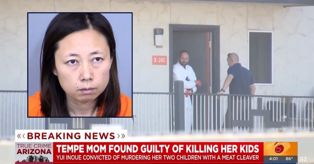 Mom found guilty of using meat cleaver to kill her children
