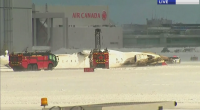 Multiple people hurt after Delta flight crashes, lands upside down at Toronto airport
