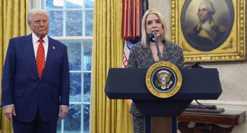 Pam Bondi sworn in as attorney general in Oval Office