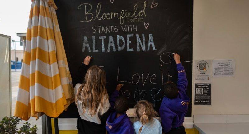 Parents and kids navigate talks of loss and tragedy as they return home after LA area fires