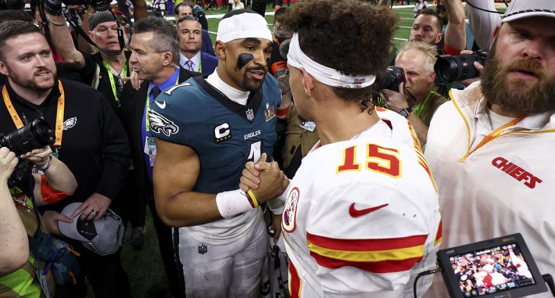 Patrick Mahomes gives verdict on Jalen Hurts after Eagles QB got the better of him in Super Bowl