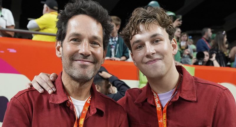 Paul Rudd looks sad after Chiefs lose in Super Bowl 2025