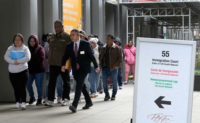 People left to navigate immigration court complexities alone after federally funded aid pulled