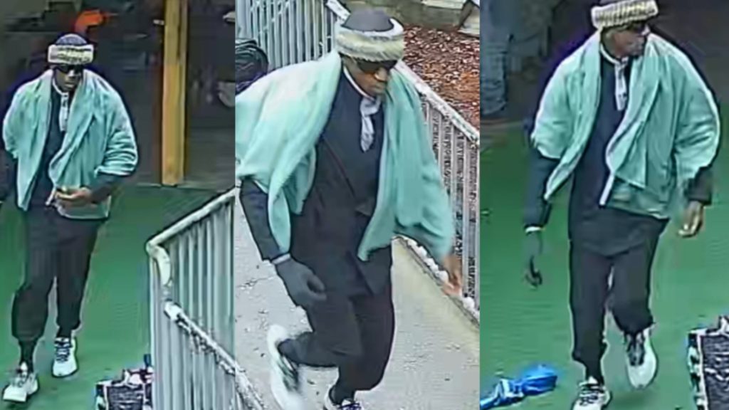 Police ask for help finding man filmed leaving shooting scene outside Sulzbacher