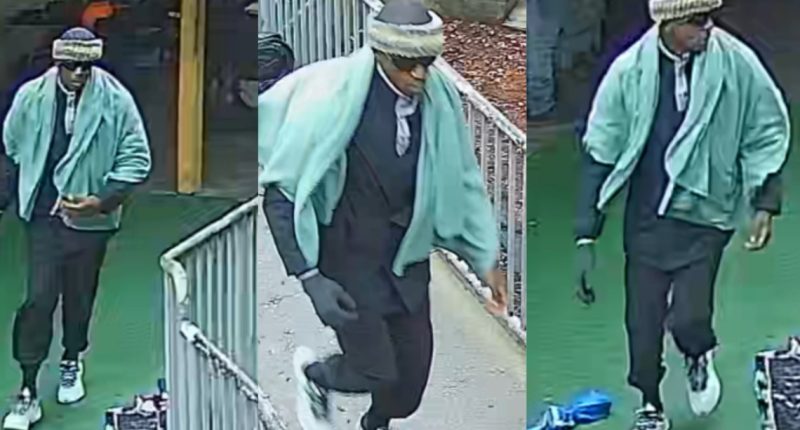 Police ask for help finding man filmed leaving shooting scene outside Sulzbacher