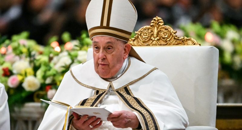 Pope Francis 'in good spirit' but doctors give no update on his condition