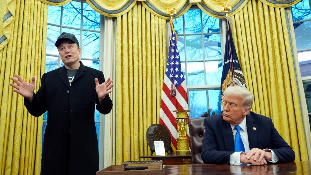President Donald Trump backs Musk as he roils the federal workforce with demands and threats