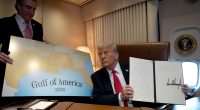 President Donald Trump says he is serious about Canada becoming 51st state in Super Bowl interview