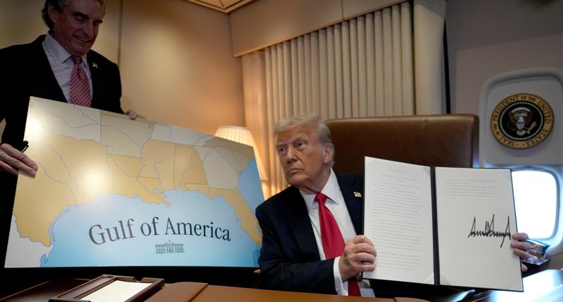 President Donald Trump says he is serious about Canada becoming 51st state in Super Bowl interview