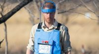 Prince Harry showed son Prince Archie famous Princess Diana landmine walk footage