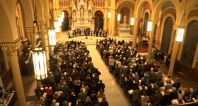 Progressive Religious Coalition of Augusta honoring MLK at Sacred Heart